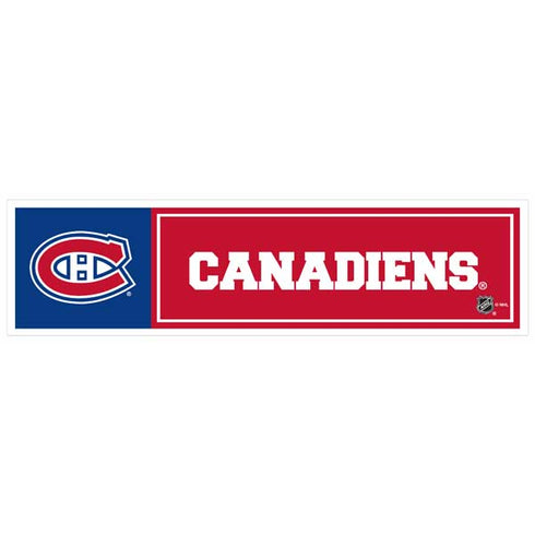 NHL Montreal Canadiens 11" x 3" Bumper Sticker